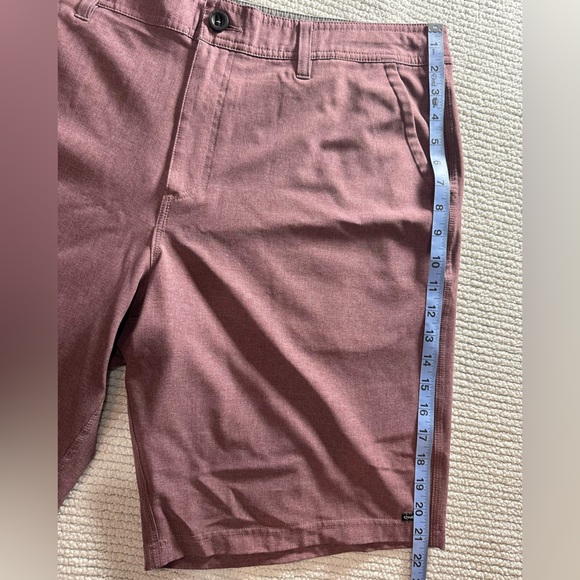 O’NEILL Hybrid Heathered Red Activewear Performance shorts, Mens Size 38 EUC - Picture 12 of 15